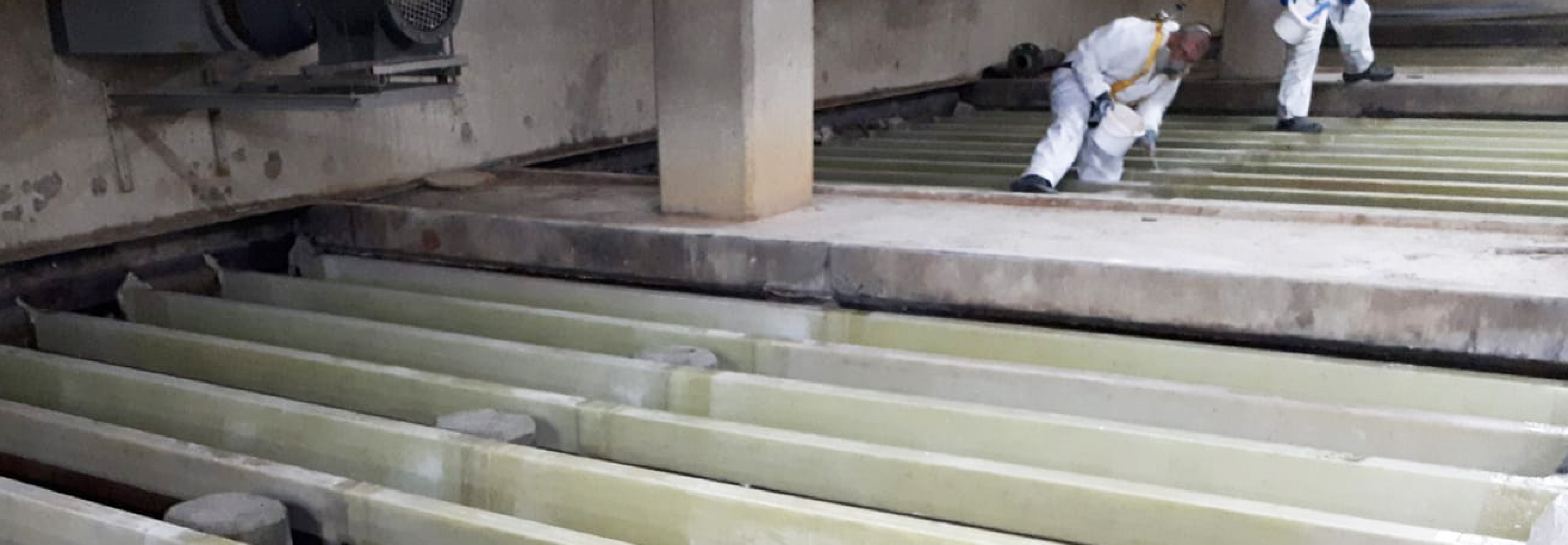 Renovatie bezinktanks waterzuivering met GVK